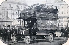 Bus at Warrior Square c1904